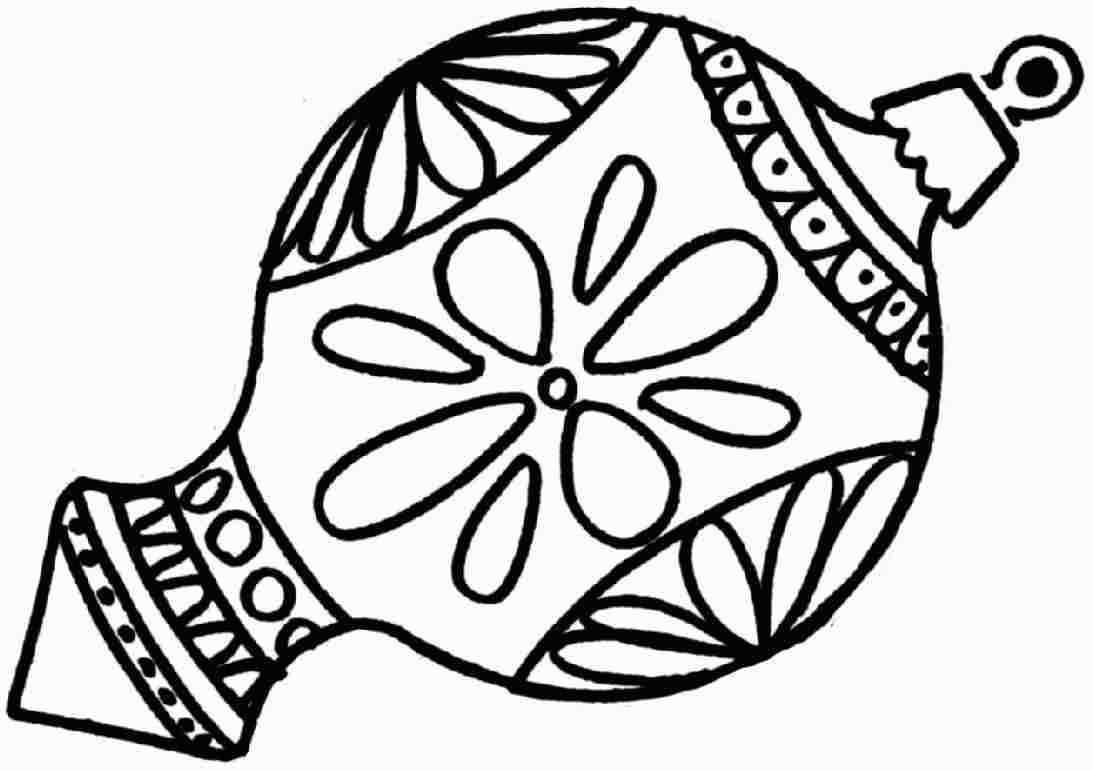 The Main Decoration Of The Christmas Tree Coloring Page