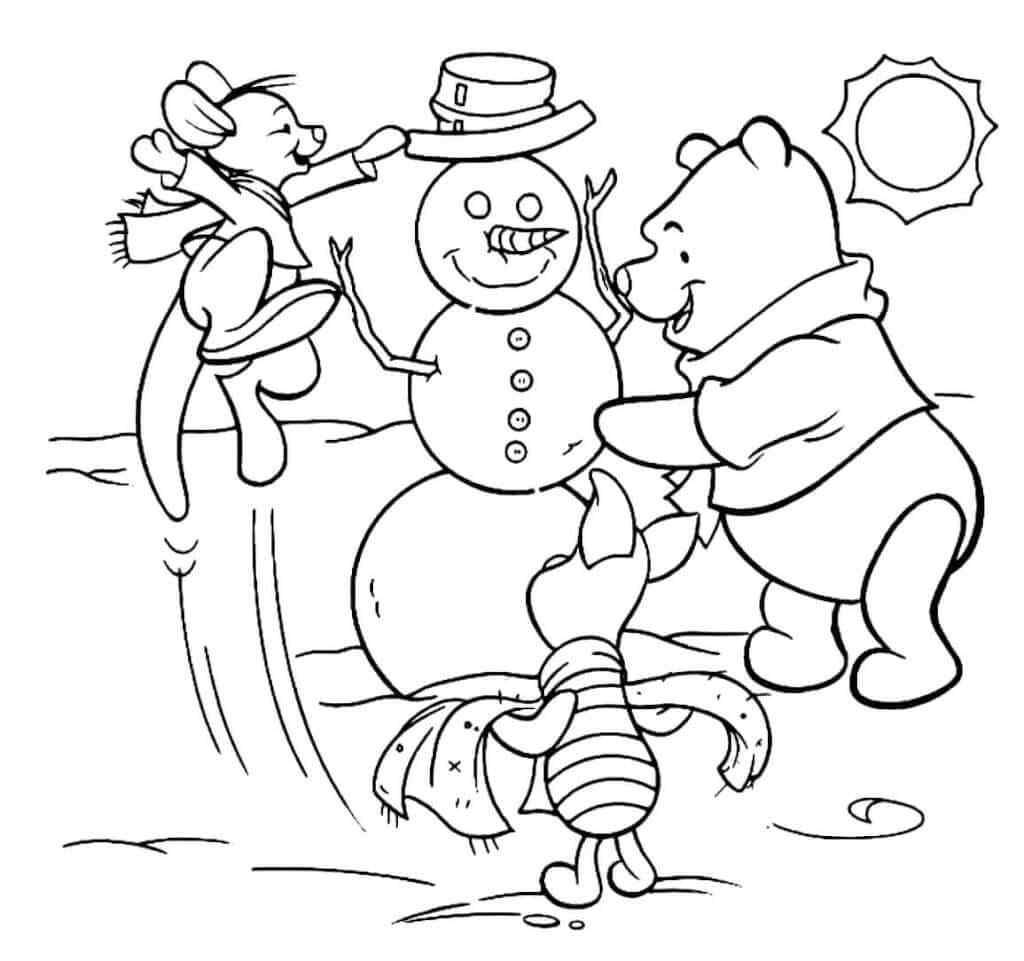 Making A Snowman Together