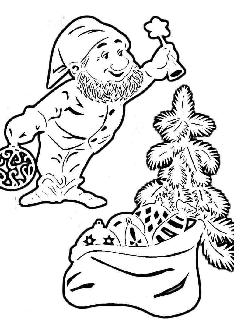 On The Top Of The Tree Coloring Page