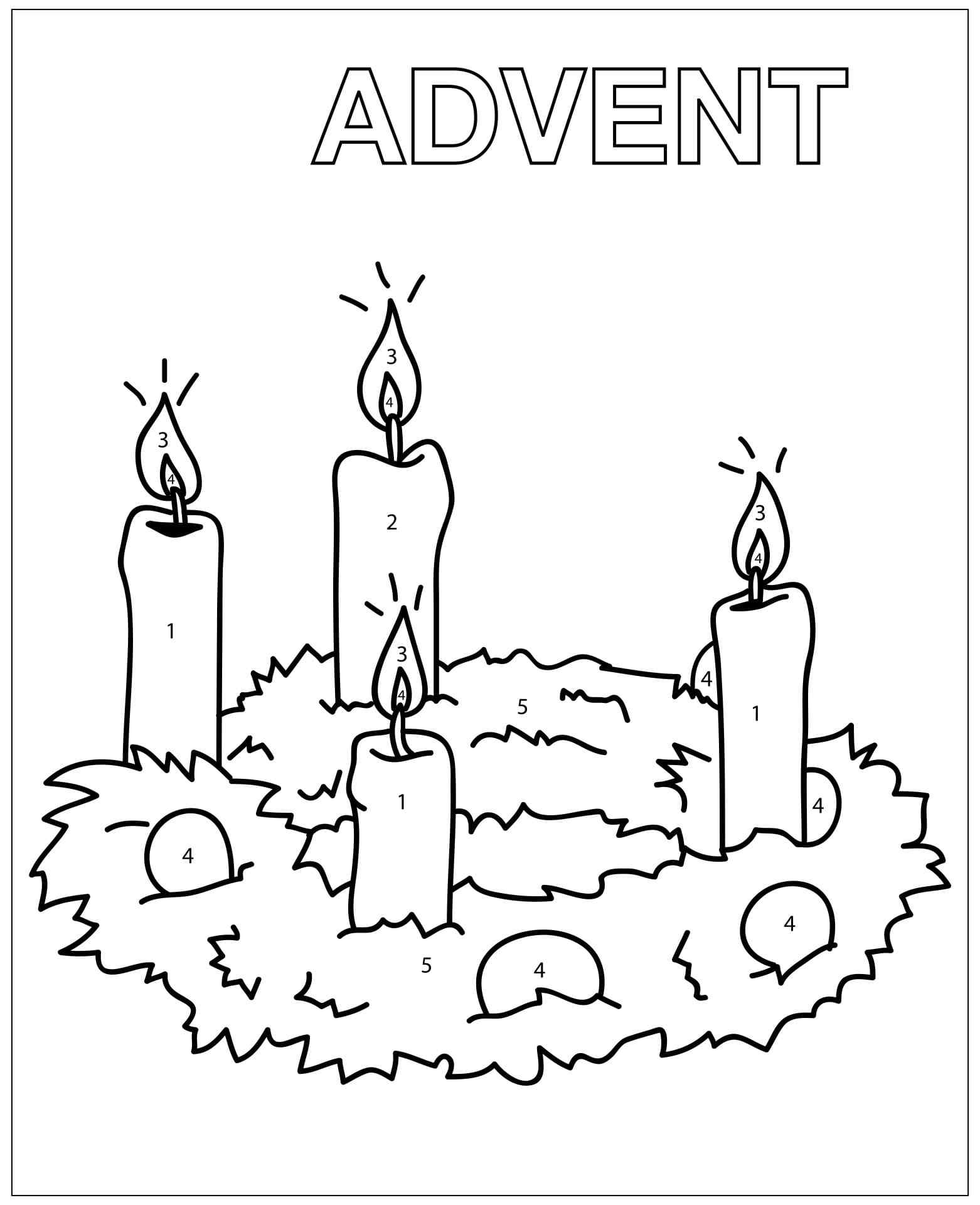 The Symbol Of The Holy Mass Coloring Page