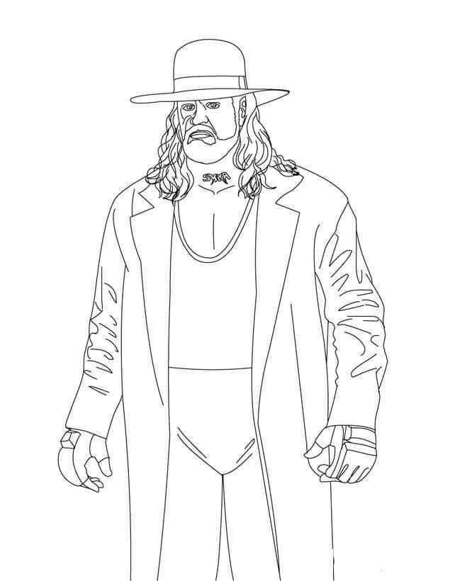 Undertaker With Hat And Cloak