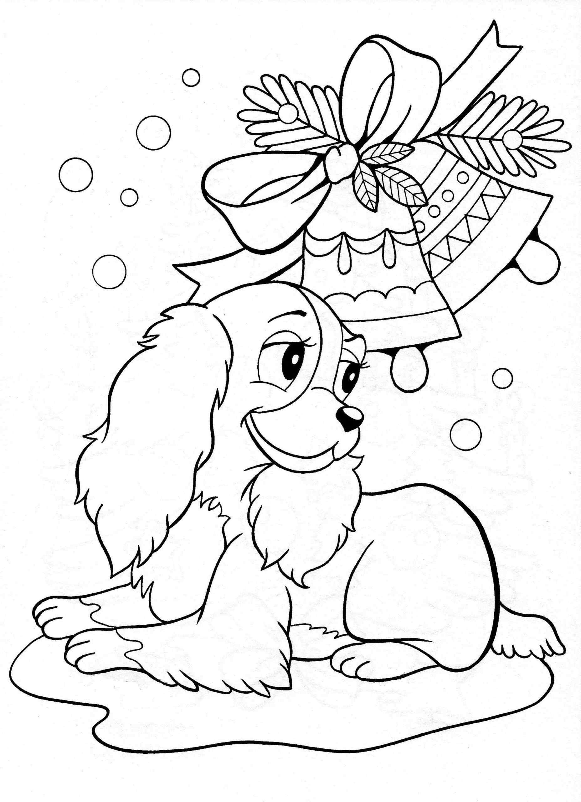 Waiting For Christmas Coloring Page