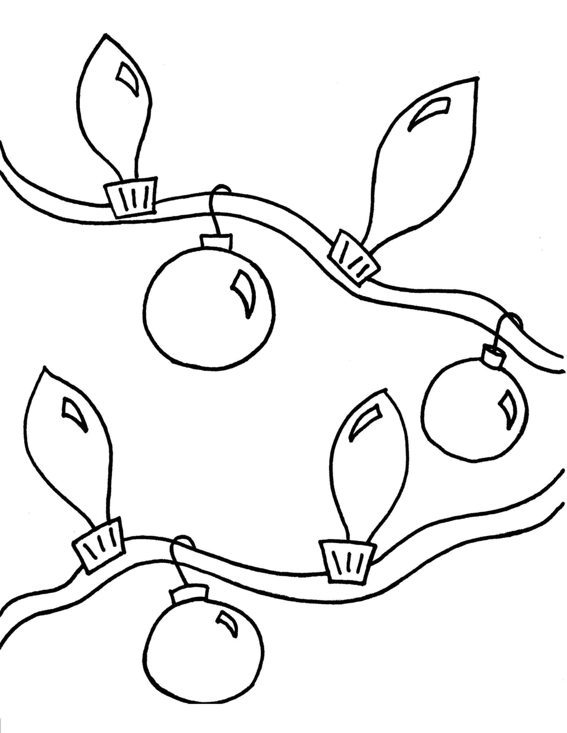 Color Will Your Garland Shine Coloring Page