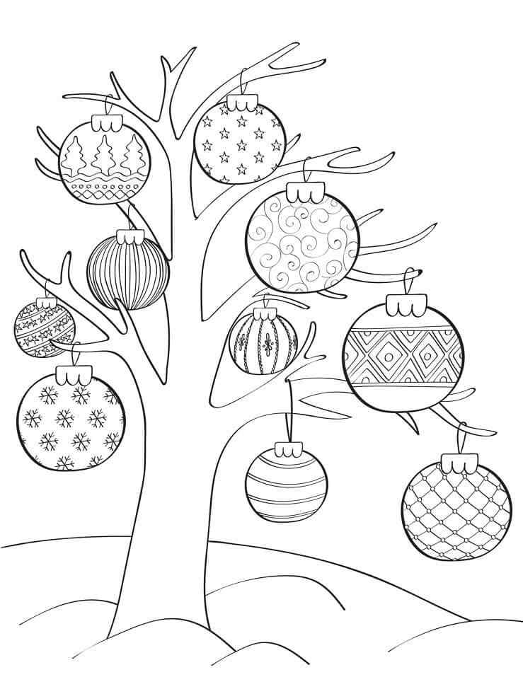 Decorate Any Tree In The Yard Coloring Page