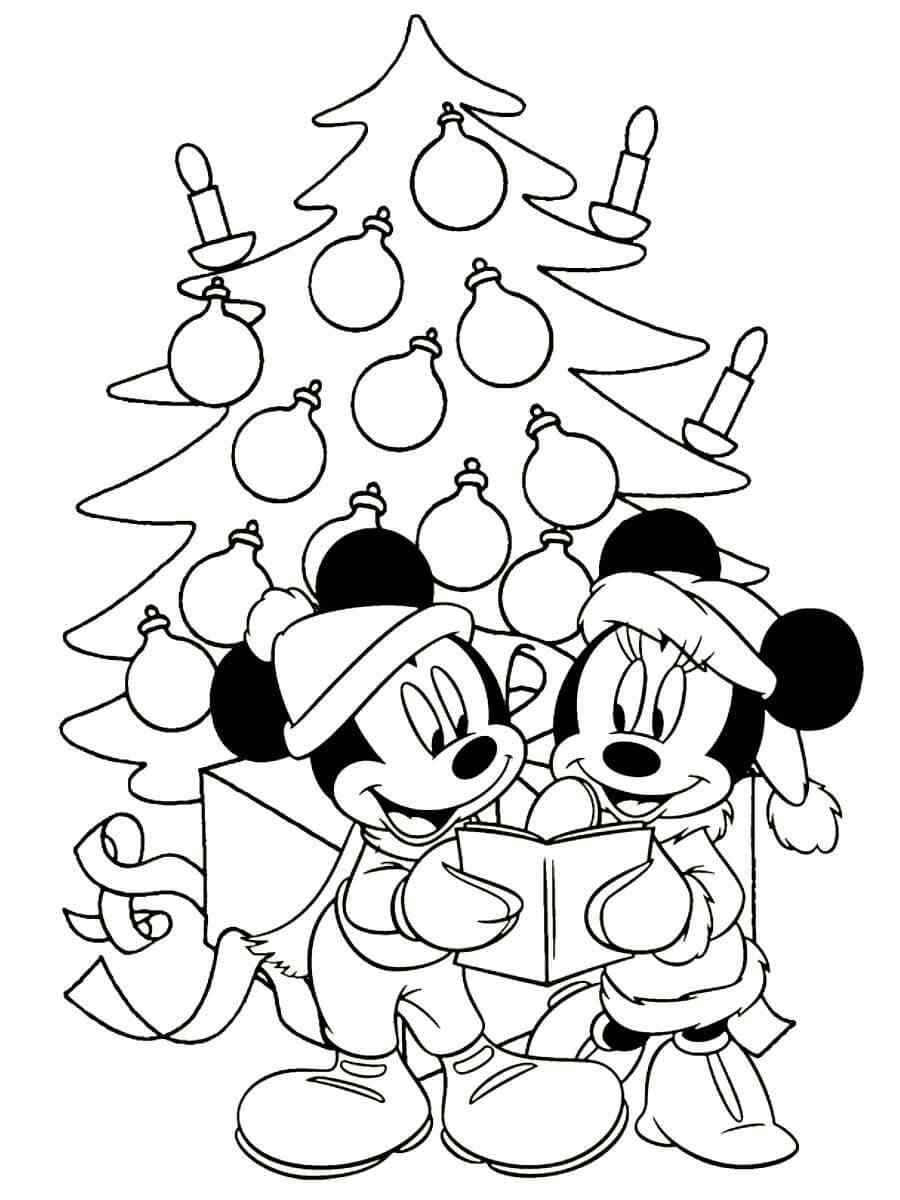 Best Friends And Gits For Christmas Coloring Page