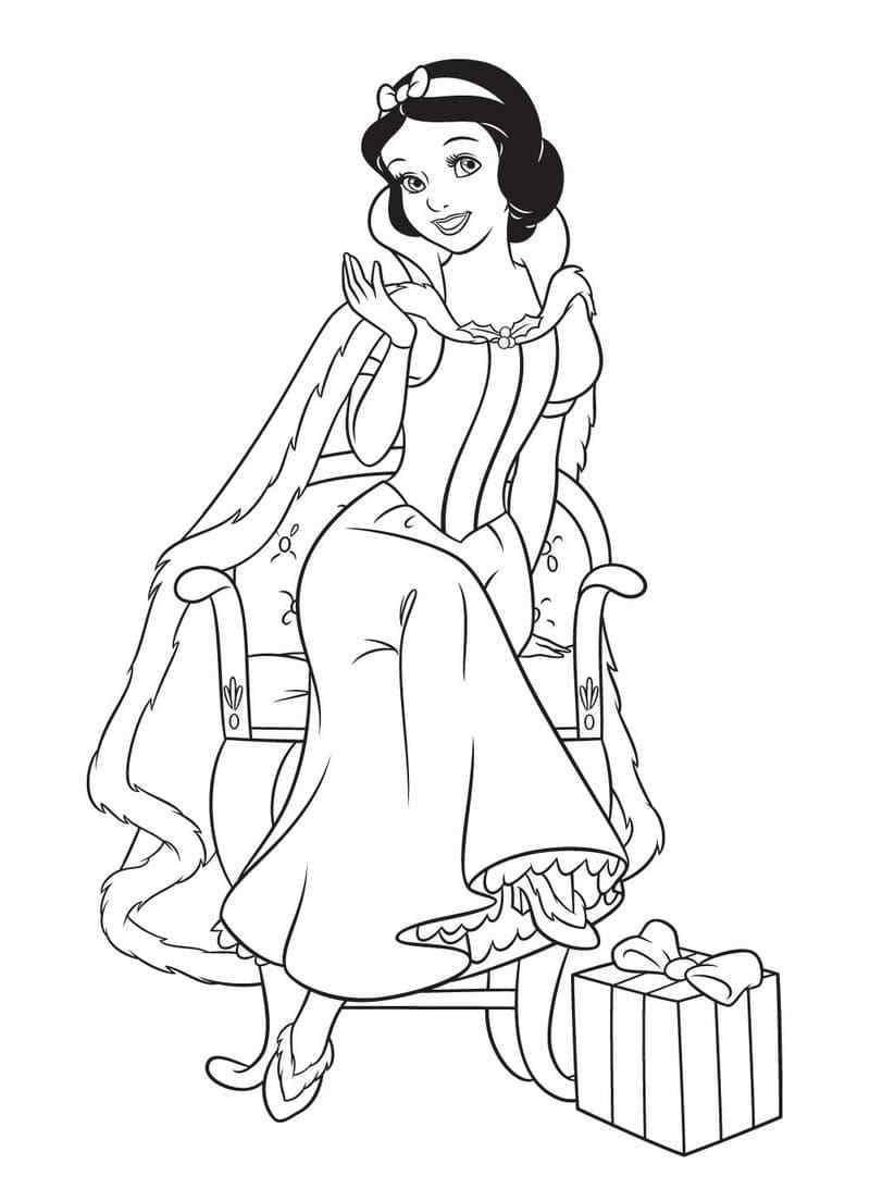 Who Is This Gift From For Christmas Coloring Page