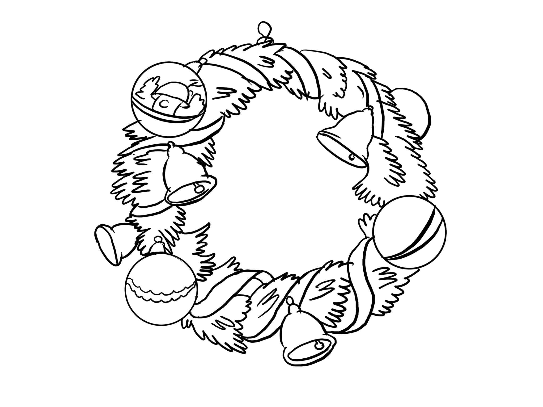 You Can Hang The Christmas Coloring Page