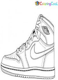 Shoes Coloring Pages