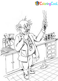Scientist Coloring Pages