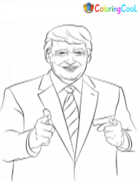 Donald Trump Coloring Pages