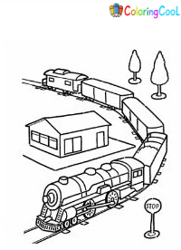 Polar Express Coloring Pages