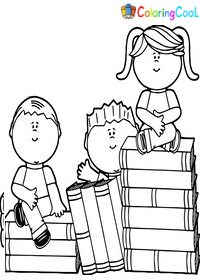 Books Coloring Pages