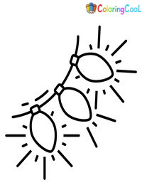 Christmas Light Bulbs Coloring Pages