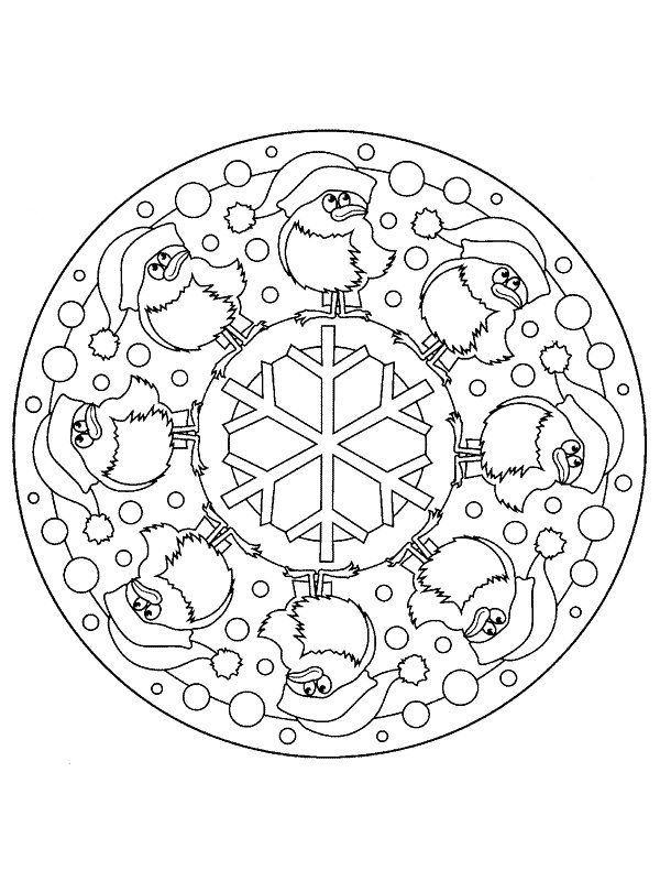 New Designs Christmas Mandala