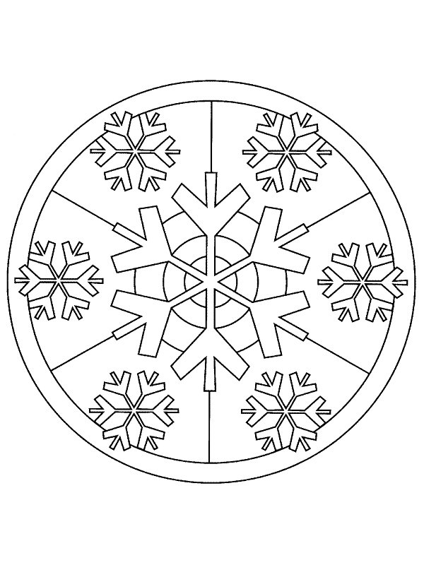 Happy Christmas Mandala
