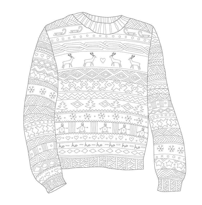Print Nice Ugly Christmas Sweater