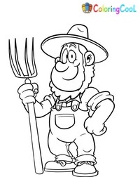 Farmer Coloring Pages