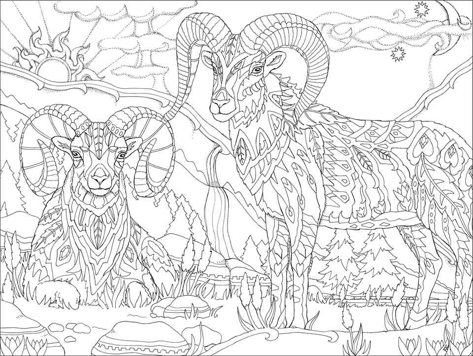 Nice Psychedelic For Everyone Coloring Page