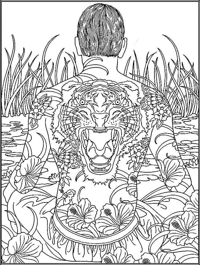 Nice New Psychedelic Coloring Page