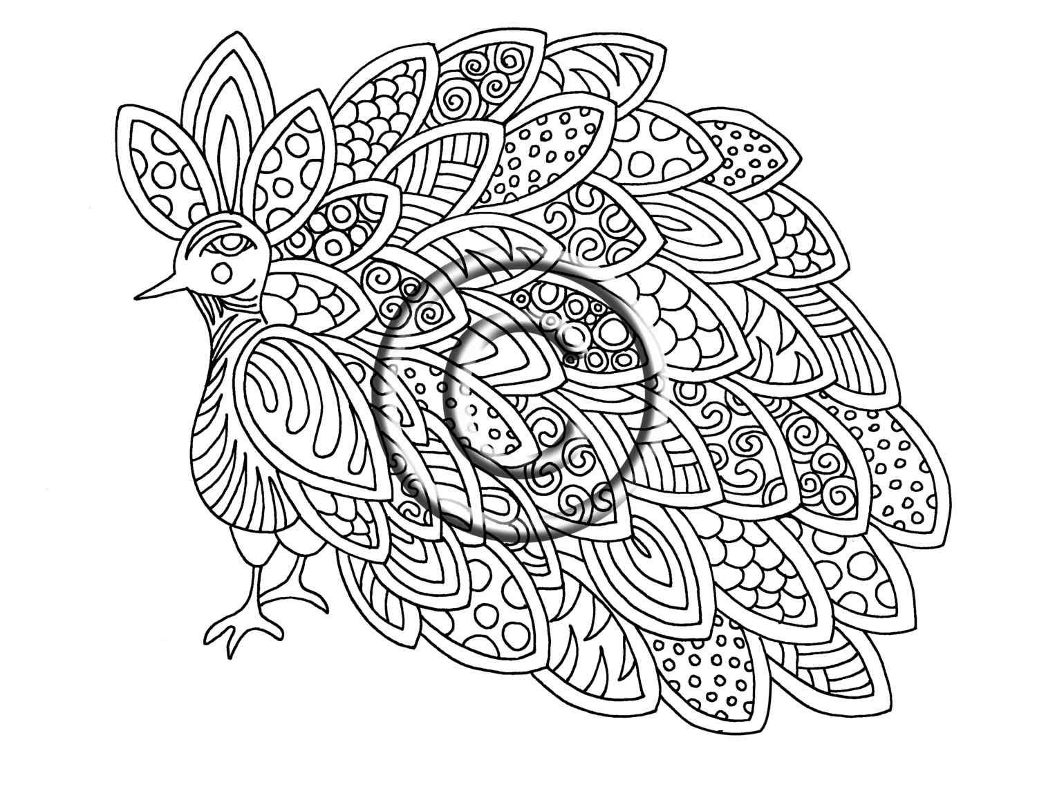 Psychedelic For Kids Coloring Page