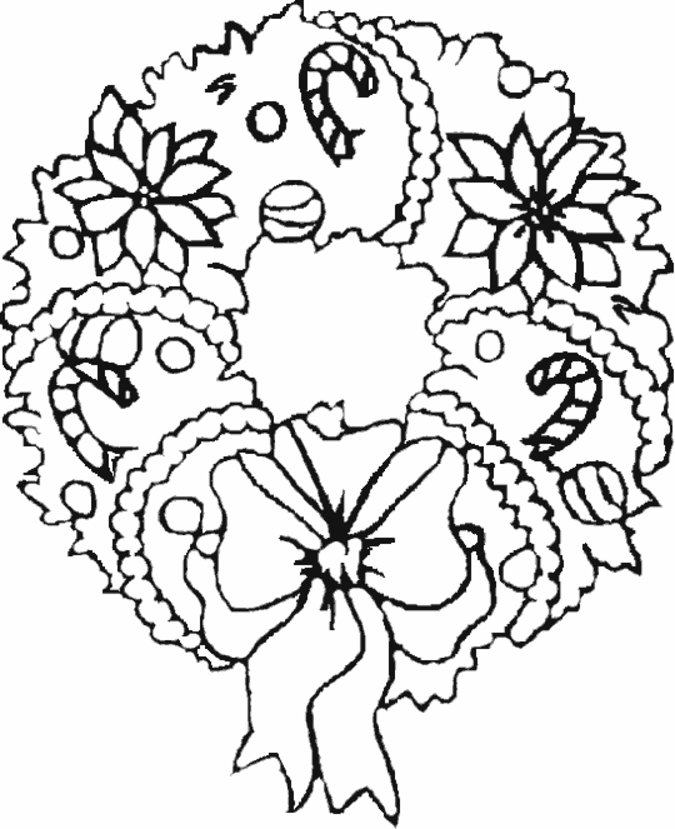 New Christmas Mandala For Children Coloring Page