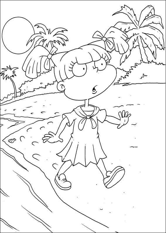 New Interesting Rugrats Coloring Page