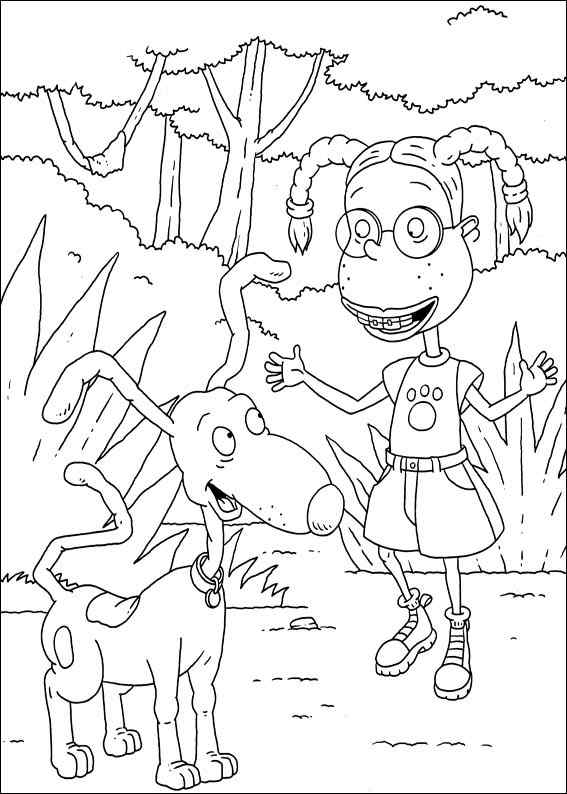 Rugrats For Children Coloring Page