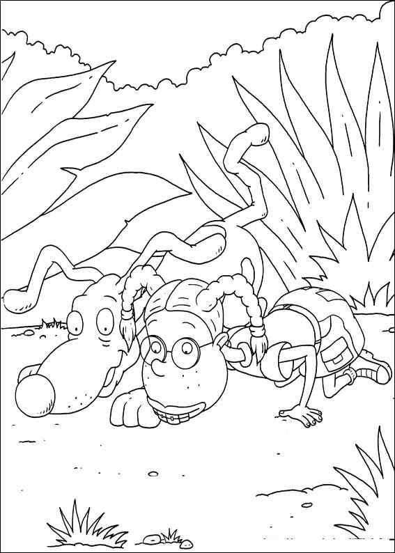 Rugrats For Kids Coloring Page