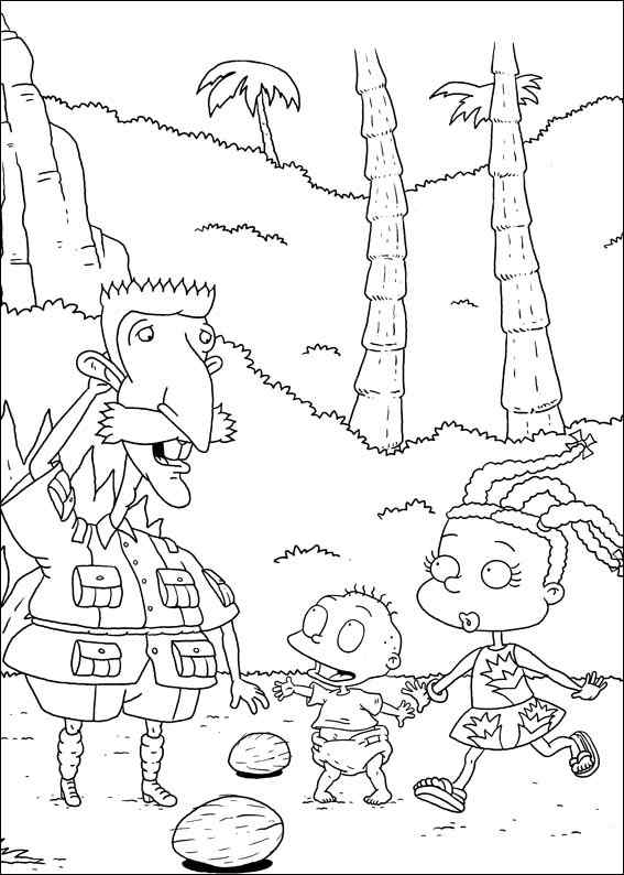 New Rugrats For Child Coloring Page