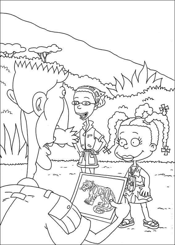 New Rugrats For Kids Coloring Page