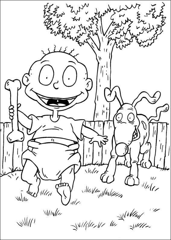 Rugrats Very Fun Coloring Page