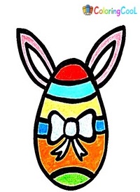 How To Draw An Easter Egg – The Details Instructions Coloring Page