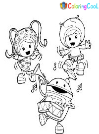 Team Umizoomi Coloring Pages