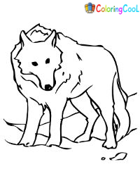 Wolf Kleurplaten