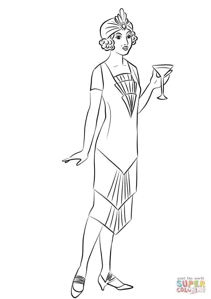 Woman Wears Cocktail Dress