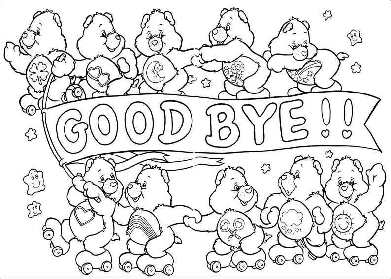 Care Bears Says Good Bye