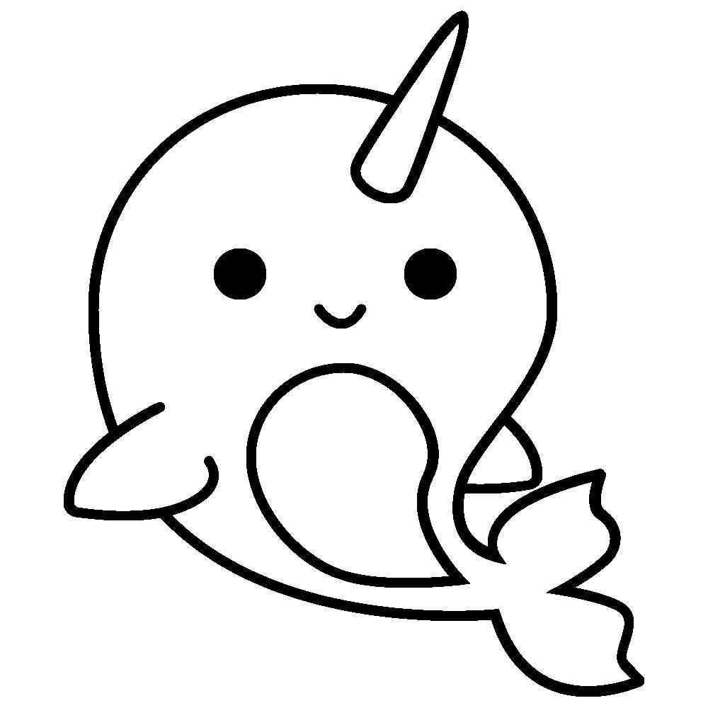 New Cute Narwhal For Kids