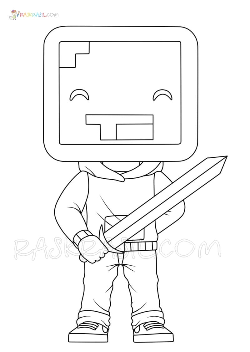 Dangerous Player Coloring Page
