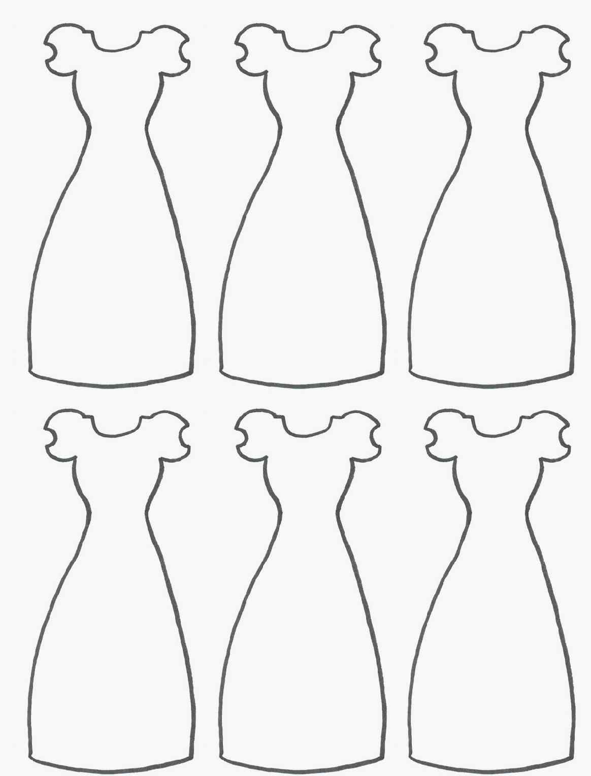 Dress Design Coloring Page
