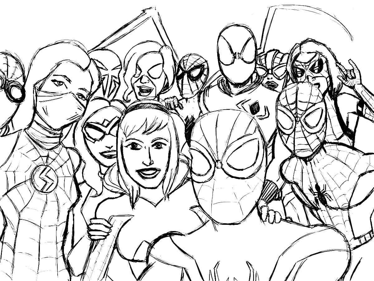 Miles Morales And The Superheroes