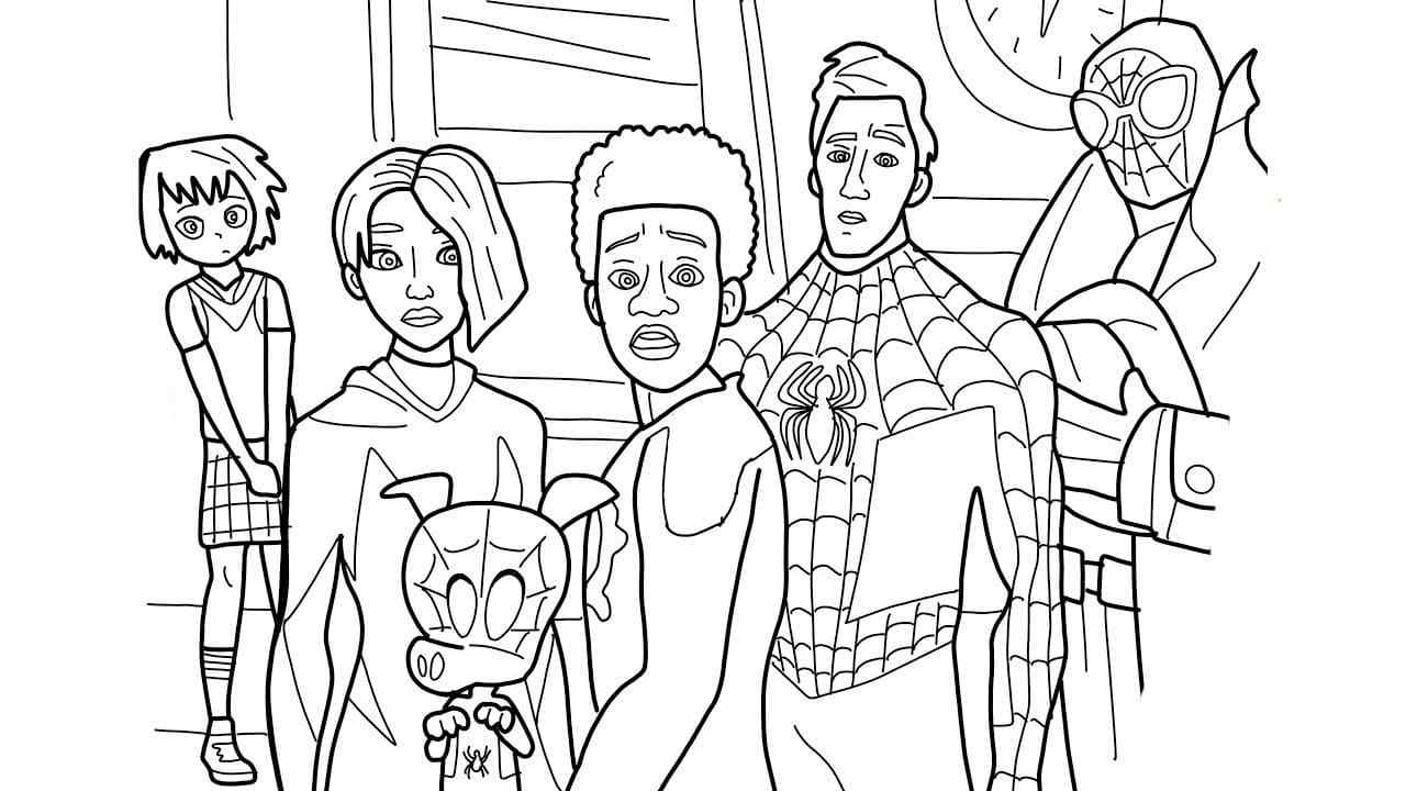 Miles Morales With Friends