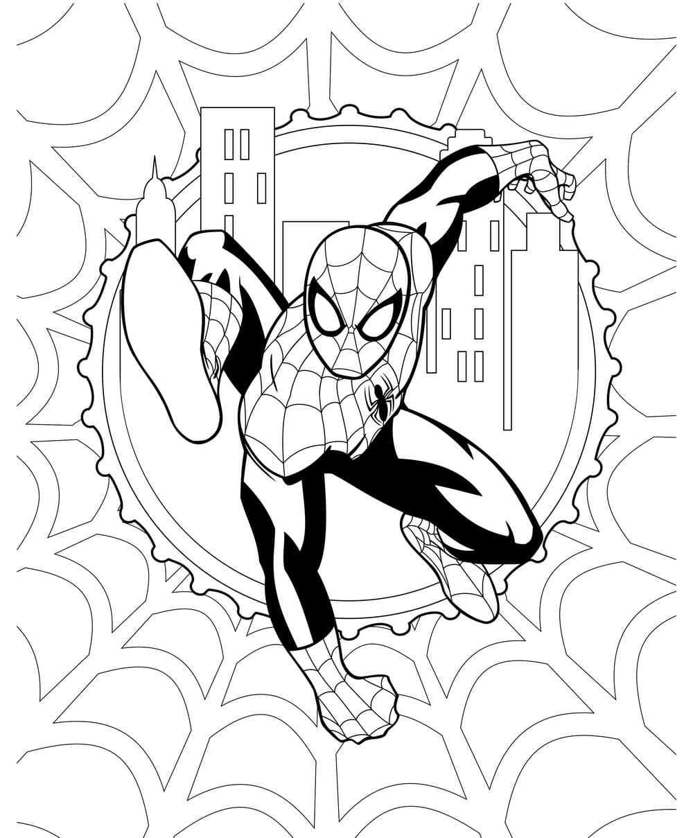 Spiderman On The Web