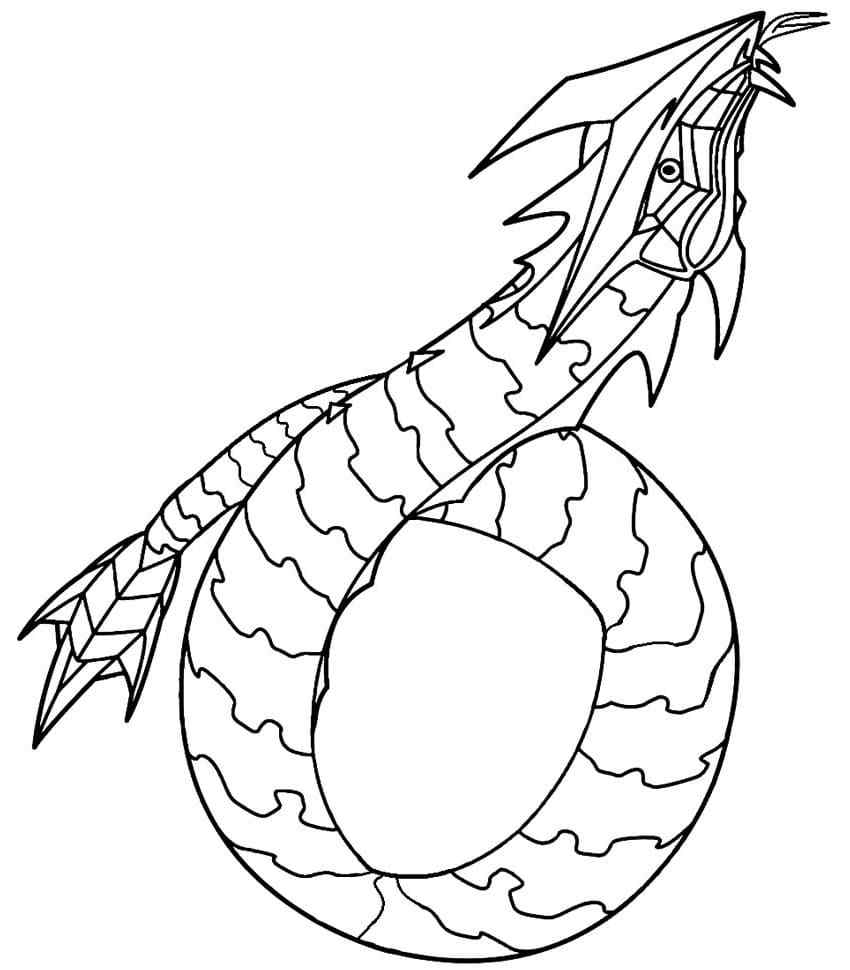 The Rattlesnake’s Constitution Coloring Page