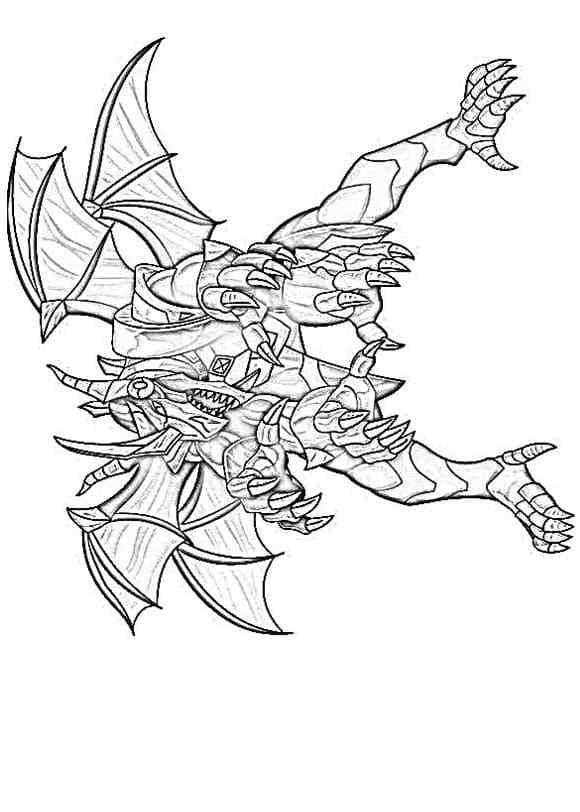 The Titanium Dragonoid Coloring Page