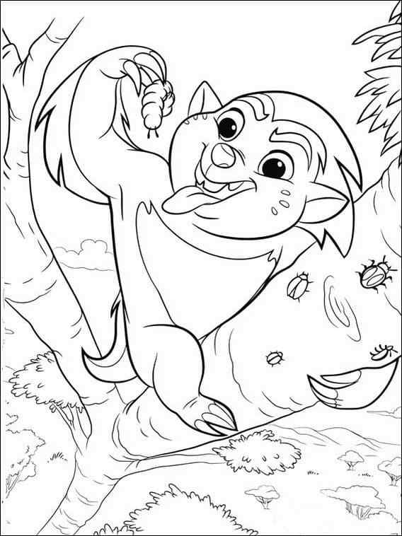 The Bravest Inhabitant Of The Savannah Coloring Page
