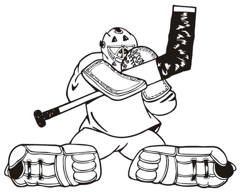 The Cowardly Goalkeeper Coloring Page