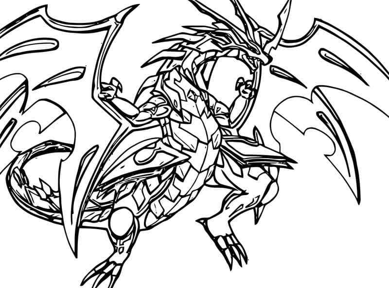 The Giant Fiery Red Dragon Drago Coloring Page