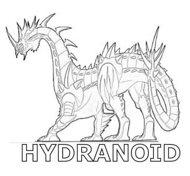 The Hydranoid Looks Coloring Page