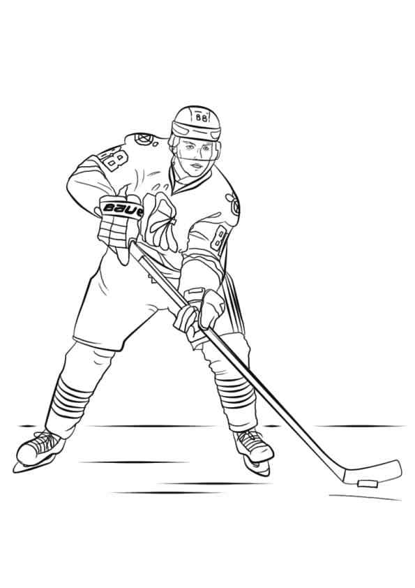 The Main Forward Of The Team Coloring Page