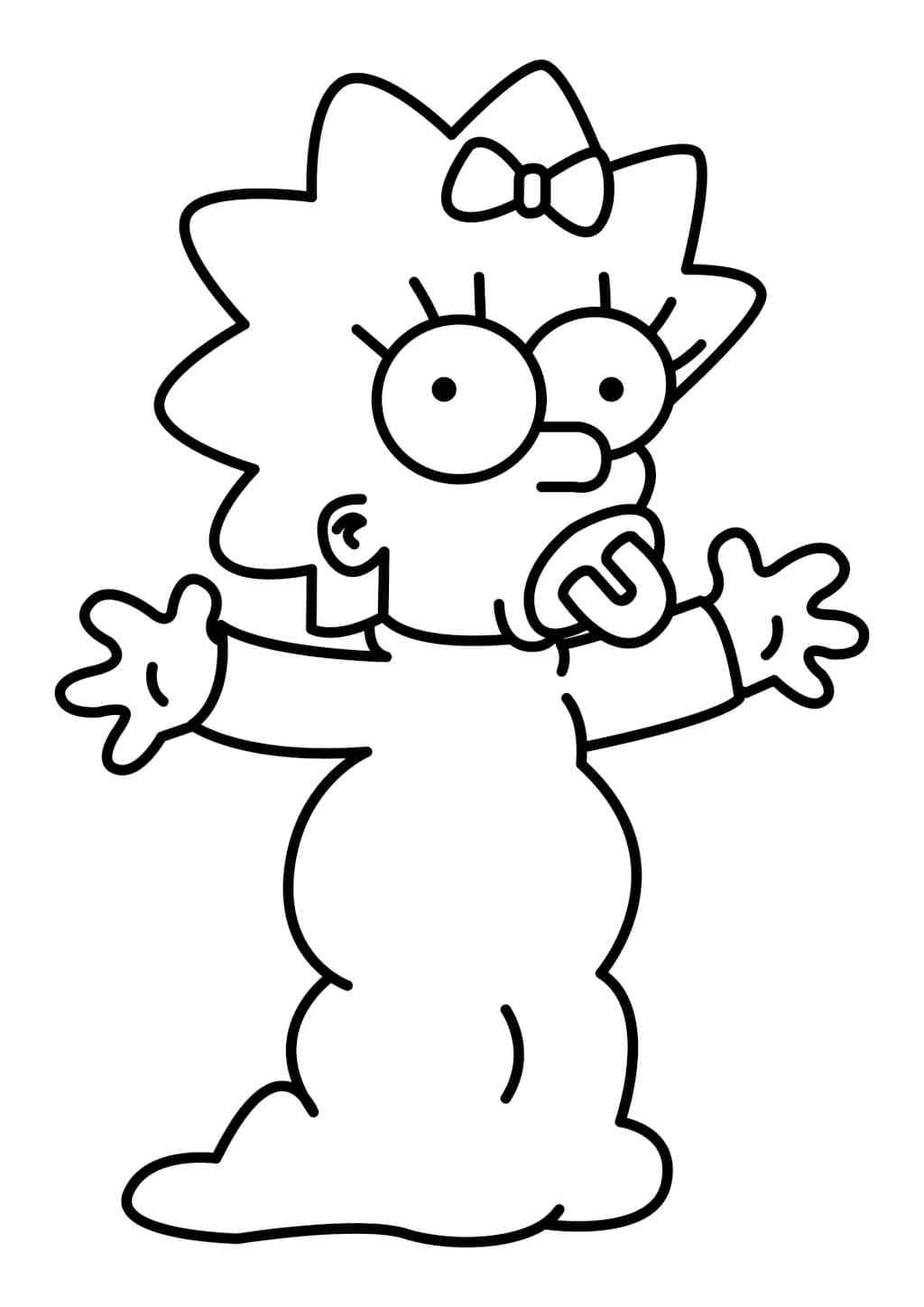 The Smallest Member Of The Simpsons Family